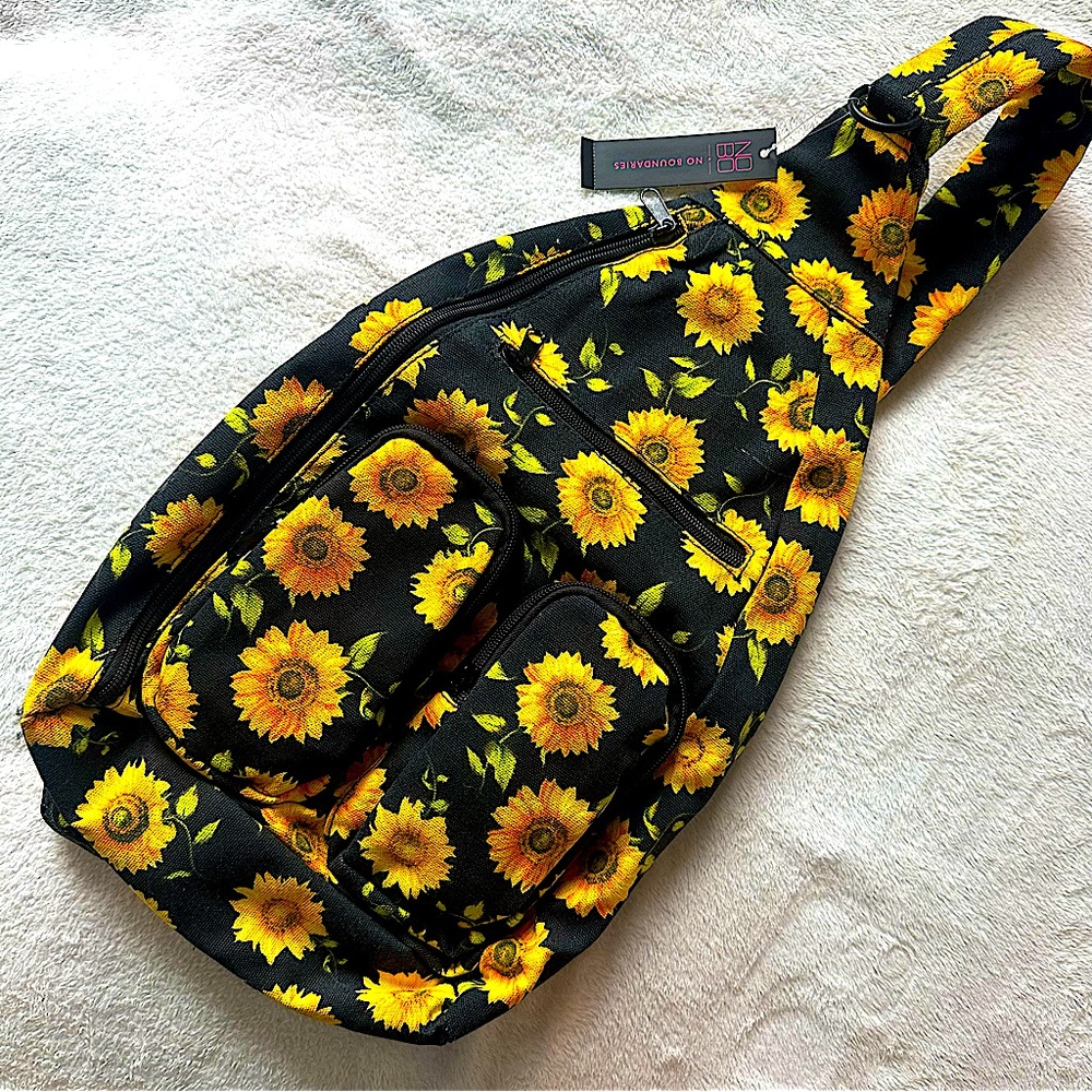 Sunflower Handsfree Cargo Sling Bag
